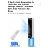 4 pcs 1 Gal. Portable Evaporative Air Cooler Fan