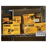 4 Pcs Assorted DeWalt Tools