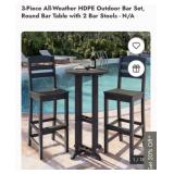 2 sets Assorted Table and Chairs set