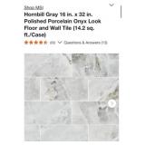378 sq. ft. MSI Hornbill Gray 16 in. x 32 in.