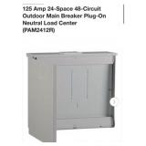 2 pcs ABB 125 Amp 24-Space 48-Circuit Outdoor Main