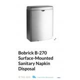22 pcs Bobrick B-270 Surface-Mounted Sanitary