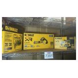 3 pcs DeWalt Tools- Nailer, Pruning Chainsaw, a