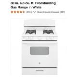 (1) GE 30 in. 4.8 cu. ft. Freestanding Gas Range