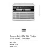 (1) New Seasons 12,000 BTU 115 V Window C