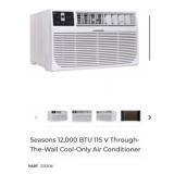 (1) Seasons 12,000 BTU 115 V Through-The-Wall
