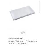 72 pcs Welspun Sonesta Sateen Pillowcase In W