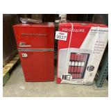 Lot of 2 mini refrigerators (one is missing one