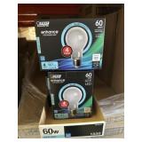 180 packs of 4 bulbs ( daylight ) A19