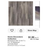 430 sq ft Brookstone Oak 12 mm T x 8 in. W