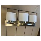 16 pcs new bath light  3-Light etched opal glass