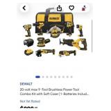 New 20-volt max 9 -Tool Brushless Power Tool