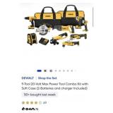 New 9-Tool 20-Volt Max Power Tool Combo Kit with