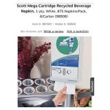 6 boxes Scott Mega Cartridge Recycled Beverage