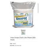 10 boxes 6 packs- 350 wipes/ pack -NEW Intex Snaps