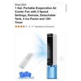 4 pcs 1 Gal. Portable Evaporative Air Cooler Fan