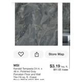190 sq ft Kendall Tempesta 24 in. x 48 in.