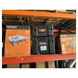 4 pcs Ridgid tools contents on the shelf