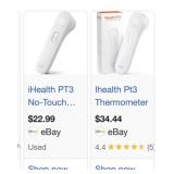 192 pcs new iHealth PT3 Infrared No-Touch