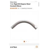 200 pcs 1 inch  Rigid 90-Degree Steel Conduit