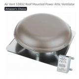 4 pcs Air Vent 53832 Roof Mounted Power Attic