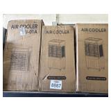Lot of 3 swamp coolers 2 different sizes