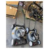 Lot of 2 lawnmowers ( no bags or accessories, (