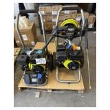 Lot of 2 pcs pressure washers Ryobi