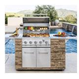 (1) Spire 5-Burner Built-in Propane Gas Stone