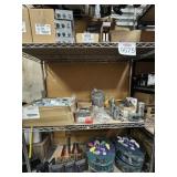 Assorted Items Pictured on Rack