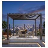 (1) 10 ft. ï¿½ 10 ft. Aluminized Steel Louvered