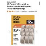 18 packs New Everbilt 12-Pack 3-1/2 in. x 5/8 in.