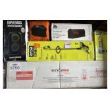 6 pcs Assorted Items: Ryobi, Speaker, Grill Cover