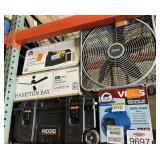5 pcs Assorted Items: Assorted Fan, Mailbox, and