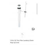 200 pcs New 1-1/4 X 12" Pvc Flex Lavatory Drain
