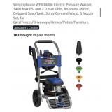 (1) Westinghouse WPX3400e Electric Pressure