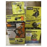 7 pcs Assorted Ryobi and Ridgid Items