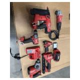 8 pcs Milwaukee tools