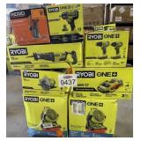 8 pcs Assorted Ridgid and Ryobi Tools