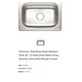 10 pcs New Premier, Stainless Steel Kitchen Sink