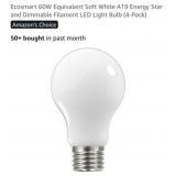 36 packs of 4 pcs Ecosmart 60W Equivalent Soft