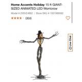 (1) 15 ft GIANT-SIZED ANIMATED LED Worricrow