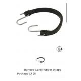 36 packs of 25 pcs - 21 In Bungee Cord Rubber