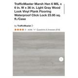287 sq. ft. TrafficMaster Marsh Hen 6 MIL x 6 i