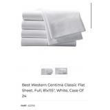 Assorted Bedding (2) boxes Best Western Centima