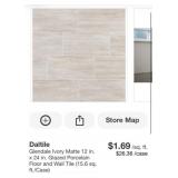 374 sq ft Glendale Ivory Matte 12 in. x 24 in.