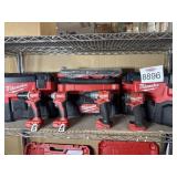 7 pcs Milwaukee tools