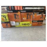 8 pcs Assorted Ryobi and Ridgid Tools