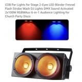 3 pcs New COB Par Lights for Stage 2-Eyes LED B