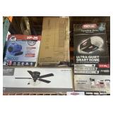 4 pcs Assorted Items: Genie Garage Door Opener,